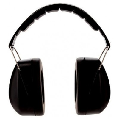 CASCOS OREJERAS ACOLCHADAS CON DIADEMA PLEGABLE PROTECCION AUDITIVA PELTOR 90563E-1 SNR-30DB NEGRO 3M 7100333470 (Espera 4 dias) en Huesoi
