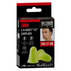 PACK 5 PARES TAPONES OIDO EARSOFT-FX SNR-37DB EN BOLSAS INDIVIDUALES ESPUMA POLIURETANO EARFX-5 3M 7100334661 (Espera 4 dias) en Huesoi