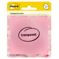 BLISTER 36 HOJAS NOTAS TRANSPARENTES 600-1TRSPO 73X73 MM NARANJA PASTEL POST-IT 7100394468 (Espera 4 dias) en Huesoi