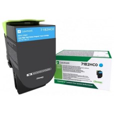 Lexmark CS/CX 417, 517 Cartucho de toner cian Alto Rendimiento Retornable en Huesoi