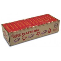 CAJA 15 PASTILLAS PLASTILINA 350 G - ROJO JOVI 7205 (Espera 4 dias) en Huesoi