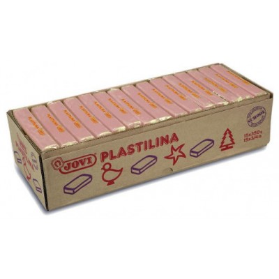 CAJA 15 PASTILLAS PLASTILINA 350 G - ROSA JOVI 7207 (Espera 4 dias) en Huesoi