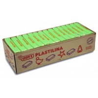 CAJA 15 PASTILLAS PLASTILINA 350 G - VERDE CLARO JOVI 7210 (Espera 4 dias) en Huesoi