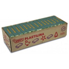 CAJA 15 PASTILLAS PLASTILINA 350 G - VERDE OSCURO JOVI 7211 (Espera 4 dias) en Huesoi