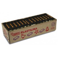 CAJA 15 PASTILLAS PLASTILINA 350 G - NEGRO JOVI 7215 (Espera 4 dias) en Huesoi