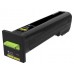 Lexmark CS820 Cartucho de toner amarillo rendimiento extra alto en Huesoi