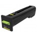 Lexmark CS820, CX82x, CX860 Cartucho de toner amarillo Retornable en Huesoi