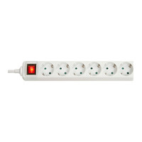 Lindy 73103 base m&uacute;ltiple 6 salidas AC Interior Blanco (Espera 4 dias) en Huesoi