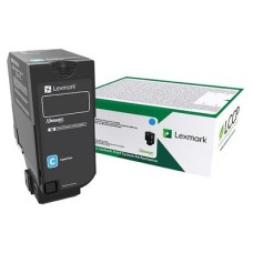 Lexmark CS/CX 827 Cartucho de toner cian Retornable en Huesoi