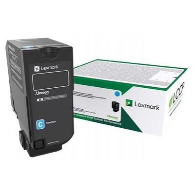 Lexmark CS/CX 827 Cartucho de toner cian Retornable en Huesoi