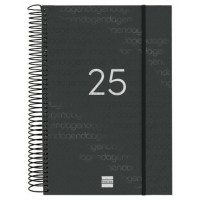 AGENDA 2025 BASIC YEAR E11 165X242MM DIA PAGINA NEGRO FINOCAM 742076025 (Espera 4 dias) en Huesoi
