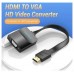 CONVERSOR HDMI/M A VGA/H JACK 3.5/H 0.15 M NEGRO VENTION (Espera 4 dias) en Huesoi
