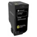 Lexmark CS725 Cartucho de toner amarillo de alto rendimiento en Huesoi