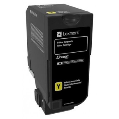 Lexmark CS720, CS725, CX725 Cartucho Corporativo amarillo (3 000 paginas) en Huesoi