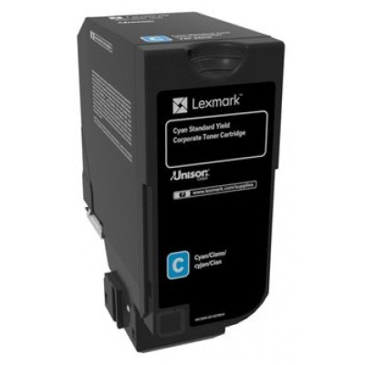 Lexmark CS720, CS725, CX725 Cartucho Corporativo cian (7 000 paginas) en Huesoi