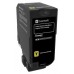 Lexmark CS720, CS725, CX725 Cartucho de toner amarillo Retornable en Huesoi