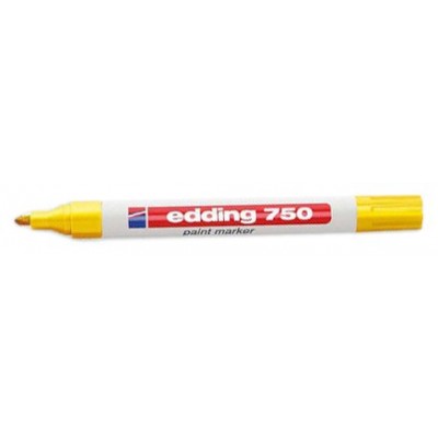 MARCADOR PERMANENTE 2-4MM 750 AMARILLO EDDING 750-5 (MIN10) (Espera 4 dias) en Huesoi