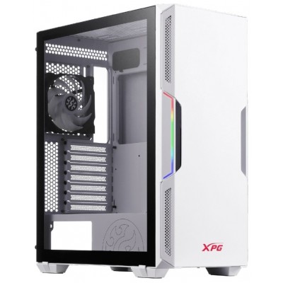 CAJA GAMING XPG STARKER ATX 2XUSB SIN FUENTE ARGB BLANCO en Huesoi