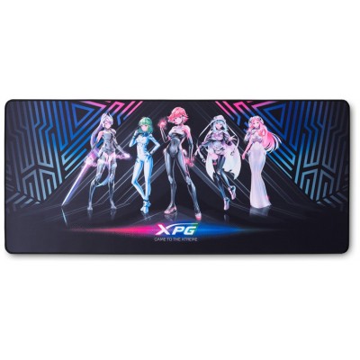 ALFOMBRILLA GAMING XPG FRONTLINE XL XTREME SAGA 02 900MM X 400MM NEGRO en Huesoi