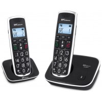 SPC 7609N Telefono DECT COMFORT KAISER DUO Negro en Huesoi