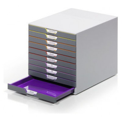 MODULO 10 CAJONES VARICOLOR®10 DURABLE 761058 (Espera 4 dias) en Huesoi