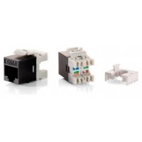 KIT 8 UDS CONECTOR HEMBRA RJ45 FTP CAT6 PANEL KEYSTONE en Huesoi