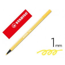 ROTULADOR PREMIUM CON PUNTA DE FIBRA BISELADA PEN 68 MAX COLOR AMARILLO STABILO 768/44 (MIN10) (Espera 4 dias) en Huesoi