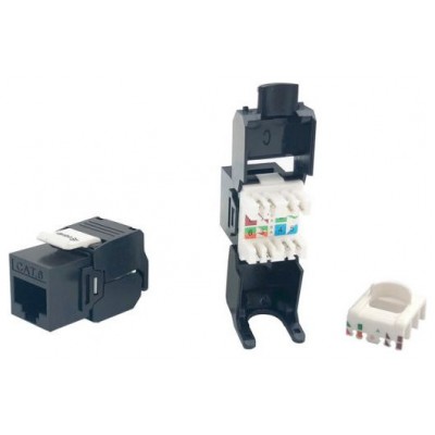 KIT 8 UDS CONECTOR HEMBRA RJ45 UTP CAT6 PANEL KEYSTONE en Huesoi