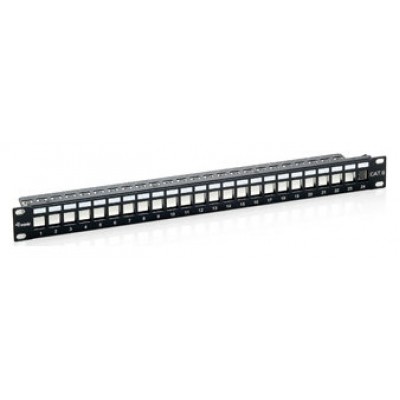 PATCH PANEL VACIO CAT.6 24 PUERTOS KEYSTONE 1U en Huesoi