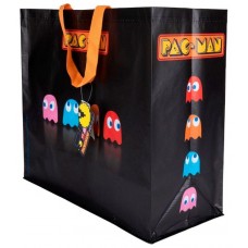 SHOPPING BAG KONIX PACMAN BLACK REUTILIZABLE en Huesoi