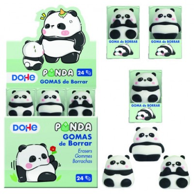 EXPOSITOR CON 24 GOMAS DE BORRAR PANDA DOHE 79635 (Espera 4 dias) en Huesoi