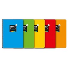 CUADERNO FOLIO EXTRA DURA 100 HOJAS. 3 MM., SURTIDOS LAMELA (Espera 4 dias) en Huesoi