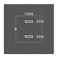 KRAMER CONNECT - ROOM CONNECTIVITY BLACK 2 PORTS USBC 130W ( (Espera 4 dias) en Huesoi