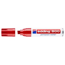 MARCADOR PERMANENTE PUNTA BISELADA 4-12MM 800 ROJO EDDING 800-02 (MIN5) (Espera 4 dias) en Huesoi