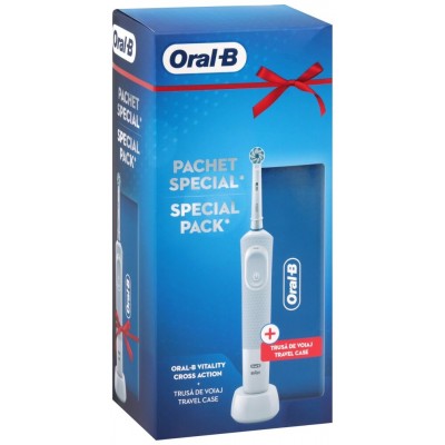 CEPILLO DENTAL BRAUN ORAL-B VITALITY CROSS ACTION FUNDA DE VIAJE en Huesoi