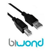 Cable USB 2.0 Impresora 3m BIWOND (Espera 2 dias) en Huesoi