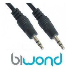 Cable Audio Estereo Jack 3.5mm 0.3m BIWOND (Espera 2 dias) en Huesoi
