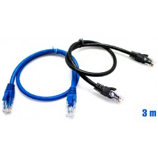 Pack x2 Cable UTP RJ45 24AWG CAT6 3m + 50 Bridas BIWOND (Espera 2 dias) en Huesoi