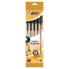 BOLIGRAFO TINTA BIC NEGRO X5 en Huesoi