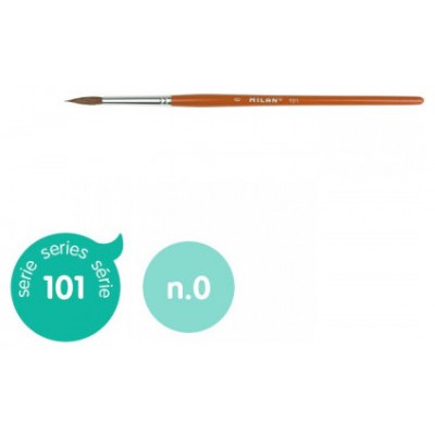 PINCEL ESCOLAR REDONDO SERIE 101, Nº 0 MILAN 80300 (Espera 4 dias) en Huesoi