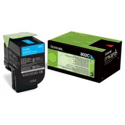 LEXMARK 802C Toner Retornable Cian (1k) en Huesoi