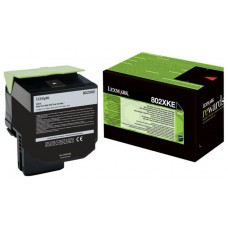 Lexmark 802XKE Cartucho Corporativo negro Extra Alto Rendimiento (8.000 pag.) en Huesoi