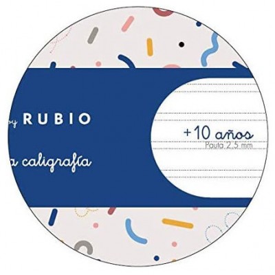 CUADERNO GRAPADO A4 50HOJAS PAUTA 2,5MM MR CON EJERCICIOS RUBIO MIQUELRIUS 8146 (Espera 4 dias) en Huesoi