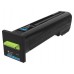 Lexmark CX82x, CX860 Cartucho cian rendimiento alto Corporativo(17 000 paginas) en Huesoi