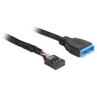 Delock Cable USB 2.0 Hembra/ USB 3.0 Macho en Huesoi