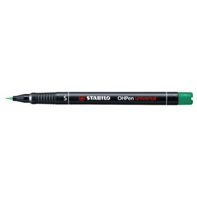 MARCADOR PERMANENTE PUNTA SUPERFINA OHPEN UNIVERSAL 0,4MM VERDE STABILO 841/36 (MIN10) (Espera 4 dias) en Huesoi