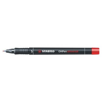 MARCADOR PERMANENTE PUNTA SUPERFINA OHPEN UNIVERSAL 0,4MM. ROJO STABILO 841/40 (MIN10) (Espera 4 dias) en Huesoi