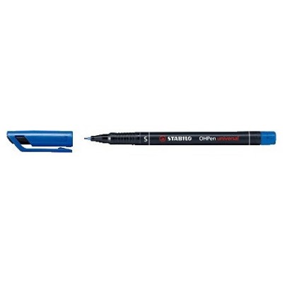 MARCADOR PERMANENTE PUNTA SUPERFINA OHPEN UNIVERSAL 0,4MM. AZUL STABILO 841/41 (MIN10) (Espera 4 dias) en Huesoi