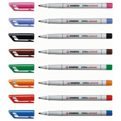 MARCADOR PERMANENTE PUNTA FINA OHPEN UNIVERSAL 0,7MM. AZUL STABILO 842/41 (MIN10) (Espera 4 dias) en Huesoi