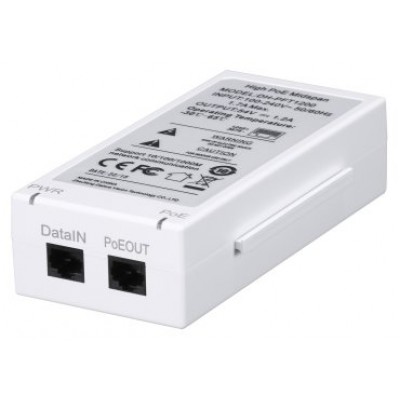 (DH-PFT1200) DAHUA INYECTOR HI-POE (MIDSPAN) 1 PUERTO (Espera 4 dias) en Huesoi